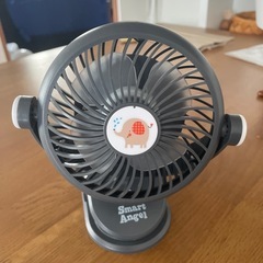 西松屋　Smart Angel クリップファン　グレー