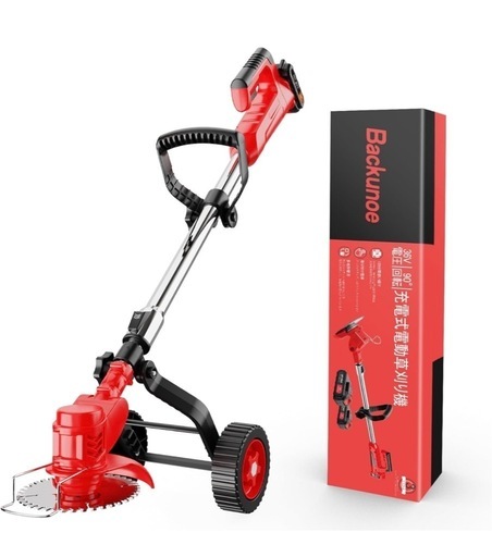 ★新品★値下げしました★草刈機 芝刈り機 充電 大容量バッテリー替えつき 4in1 替刃4種類 