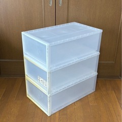 (お取引中)【無印商品】引き出し式　衣装ケース　収納ケース　引き...