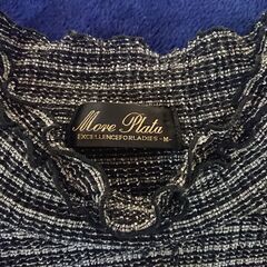 ⑨　セーター？　More Plata EXCELLENCE FOR LADIES  冬物　レディース　サイズM　バスト７９－８７　身長１５４－１６２の画像