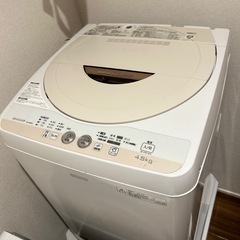 2つセット SHARP全自動洗濯機 TOSHIBA 衣類乾燥機の画像