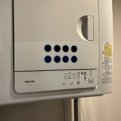 2つセット SHARP全自動洗濯機 TOSHIBA 衣類乾燥機の画像
