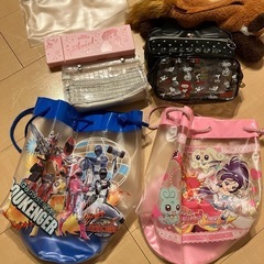 プールバック　筆箱　カバン他