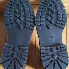 H&Mメンズブーツ41黒　新品の画像