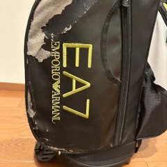 Emporio Armani ゴルフキャディバッグ　破れ等ありの画像