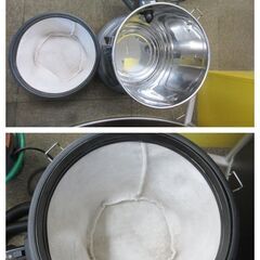 ◆お引取り限定/三重県/値引不可◆中古　付属欠品　　難あり　パオック FORESTTEC ステンレス バキュームクリーナー＆ブロワ SVC-20DW 乾湿両用型 業務用掃除機（J-192）の画像
