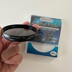 一眼レフカメラのPLフィルターの画像