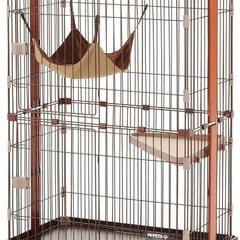 ボンビアルコン　ウッドワンサークル　キャット　2段タイプ　猫ケー...