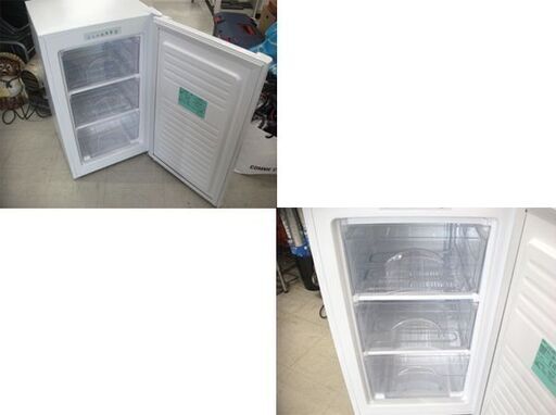 美品 2024年製 冷凍庫 ハイアール JF-NU60A 高年式 60L フリーザー マイコン式 前開き Haier ホワイト ノンフロン 苫小牧西店