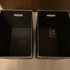 【無印良品】硬質パルプボックス・フタ式×2個の画像