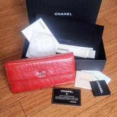 ✨正規品✨CHANEL　ﾛﾝｸﾞﾌﾗｯﾌﾟｳｫﾚｯﾄ　レッド　カ...