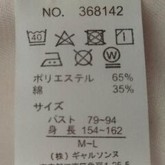保育士エプロン チップとデール(未使用)の画像