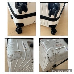 あげます！Coleman スーツケース　白　Lの画像