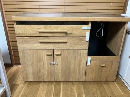 天然木キッチンカウンター