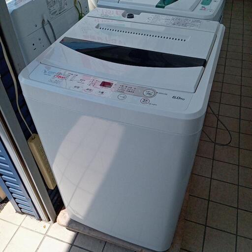★【ヤマダ電機】全自動洗濯機　2019年製6k（YWM-T60G1）自社配送時代引き可※現金、クレジット、スマホ決済対応※   【3ヶ月保証付き★送料に設置込み】