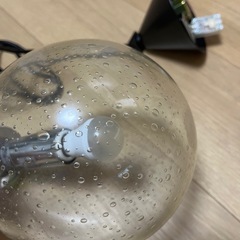 吹きガラス照明ライトの画像