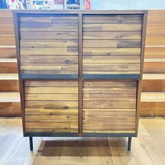 家具 生活家具 UNICO　レコードラック　SWELLA　ブラウン