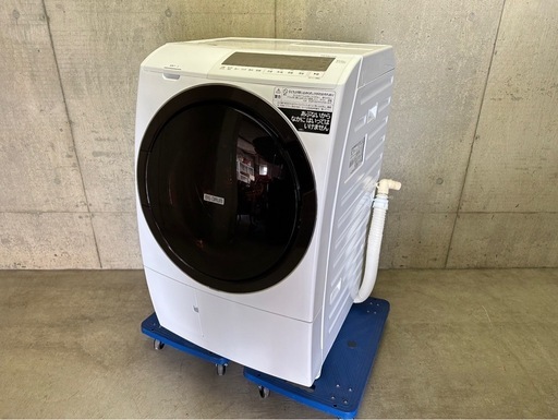 HITACHI 日立 2021年製 美品 ドラム式洗濯乾燥機 10kg BD-SG100GL