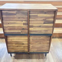 家具 生活家具 UNICO　レコードラック　SWELLA　ブラウンの画像