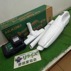 【バッテリーのみ中古品】HiKOKI ハイコーキ R12DC コードレスクリーナー➀　バッテリー・充電器付き【野田愛宕店】【店頭取引限定】【中古】