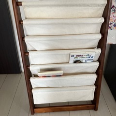 本棚　ディスプレイラック　木製　キャンバス