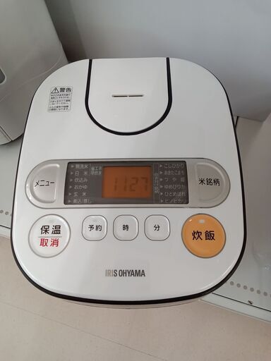 ★ジモティ割あり★ IRIS OHYAMA 炊飯器 RC-MA50-B 5合 17年製 動作確認／クリーニング済み TC4404