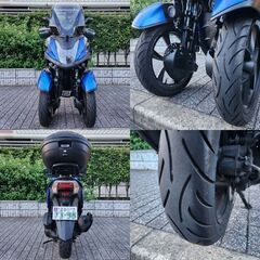 【普通免許仕様】トリシティ155ABS ワイドトレッド 自賠責保険付 スマートモニター他オプション多数 走行2.4万km台★TRIX★の画像