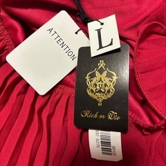 値下げ　ワインレッドドレス　ワンピースの画像