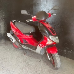 ★支払総額3.8万円★走行テスト済み！始動動画あり！ キムコ スーパー9S ベリアルマフラー！速度良好♪2スト！オイル交換必要なし！カスタムベースに♪の画像