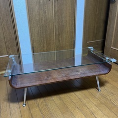 【値下げ】ガラステーブルの画像