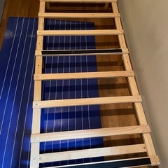 組立て式　シングルベッドの画像