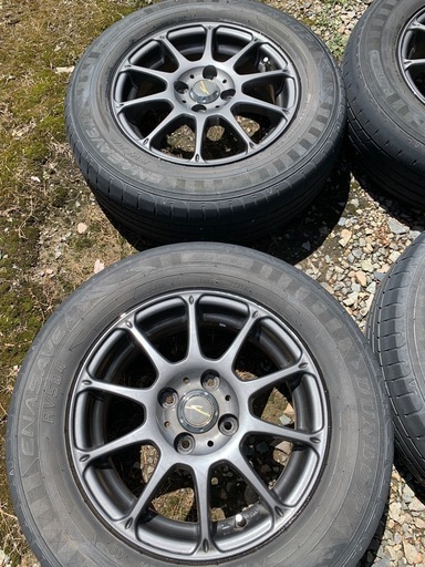 A-TECH 14インチ　アルミホイール　5.5j PCD100