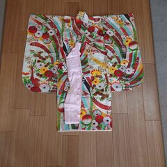 七五三着物＋襦袢（女児３歳用）の画像