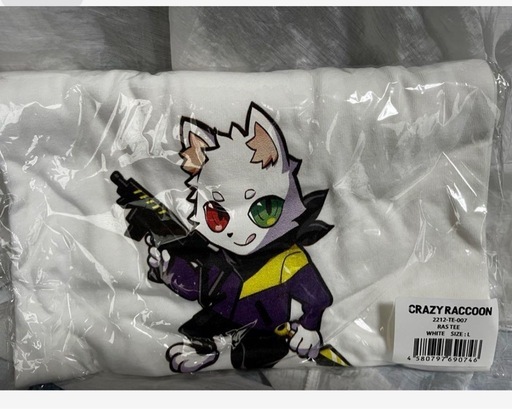 crazy raccoon所属　RAS Tシャツ