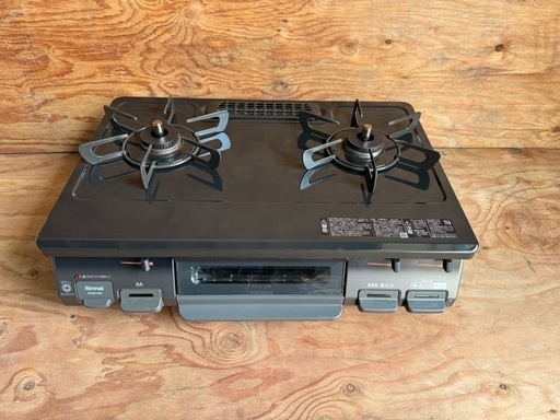 【中古良品】　リンナイ　ガスコンロ　KSR670BKR  LPガス用