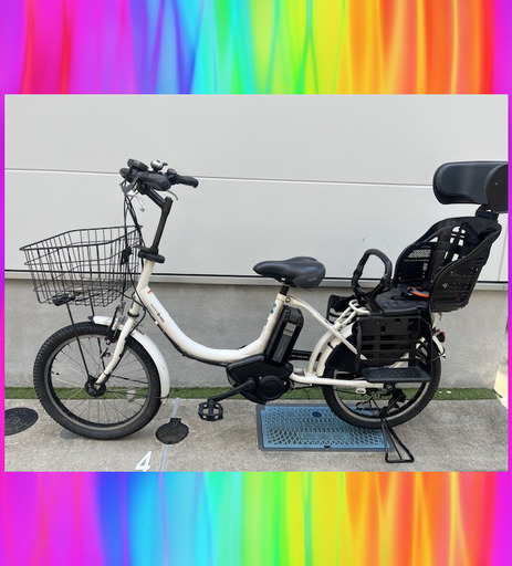 ?バッテリーほぼ新品！8.9Ah YAMAHA　ヤマハ　パスバビー　 電動自転車　電動アシスト自転車　子供乗せ　81611