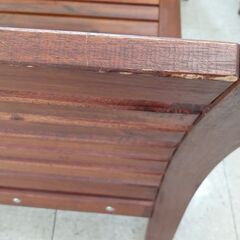 ★ジモティ割あり★  椅子 ブラウン H×D×W クリーニング済み TJ7984の画像