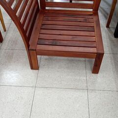 ★ジモティ割あり★  椅子 ブラウン H×D×W クリーニング済...