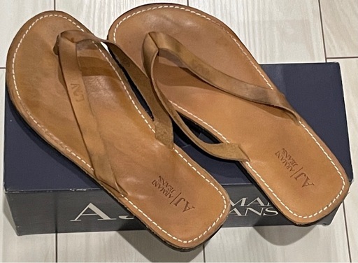 【受付中】【美品】ARMANI サンダル