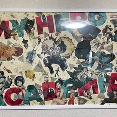 ヒロアカ展 限定ポスター      額縁付