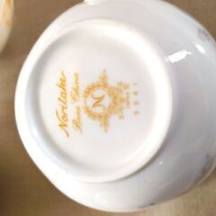 ノリタケ　ANLIETTE　コーヒー、紅茶カップ&ソーサー各6客ケーキ皿6枚の画像