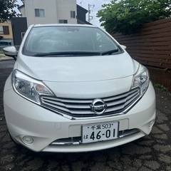 日産ノート。H27年式。走行距離90000km。車検R6-9-24