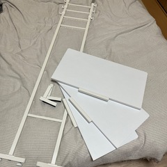 突っ張りランドリーラックの画像