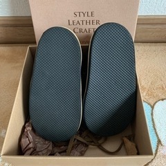 【新品】 スタイルレザークラフト 子供靴 14cmの画像