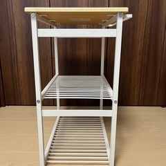 【値下げ品】【美品】キッチンワゴンの画像