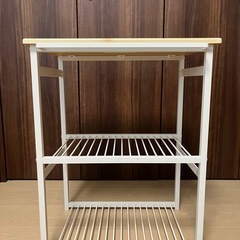 【値下げ品】【美品】キッチンワゴンの画像