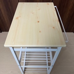 【値下げ品】【美品】キッチンワゴンの画像
