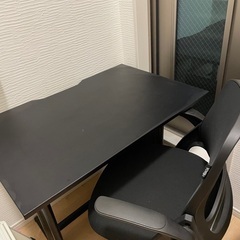 昇降式　ゲーミングデスク　黒