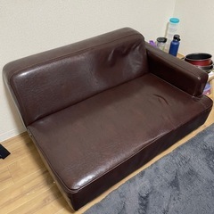ソファ　枕・スツール付き