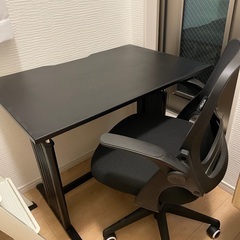 オフィス　学習椅子　黒